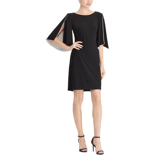 American Living Split Sleeve Cocktail Dress