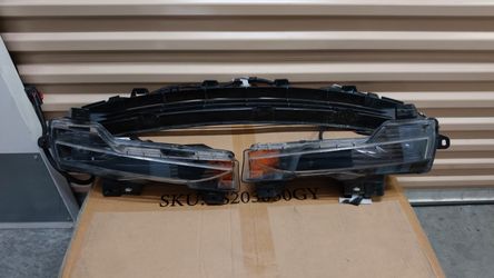 2017-2023 Tesla Model 3 Y Front Fog Light Lamp W/LED DRL Left & Right and lower front grill