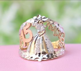 Quinceañera Ring 10k gold size 6