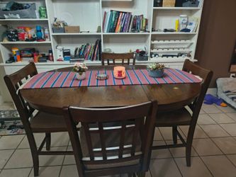 Ashley dining table and 4 chairs