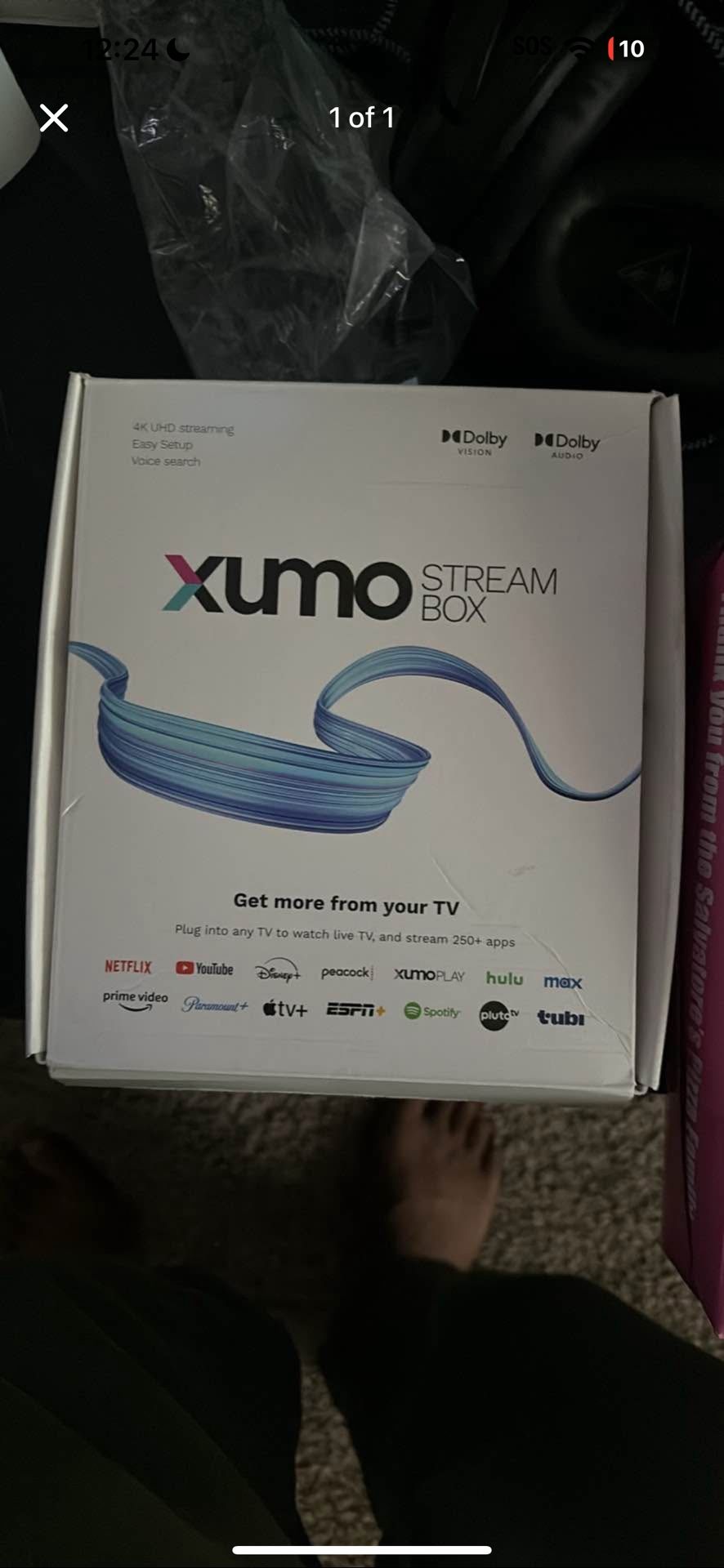 xumo stream box