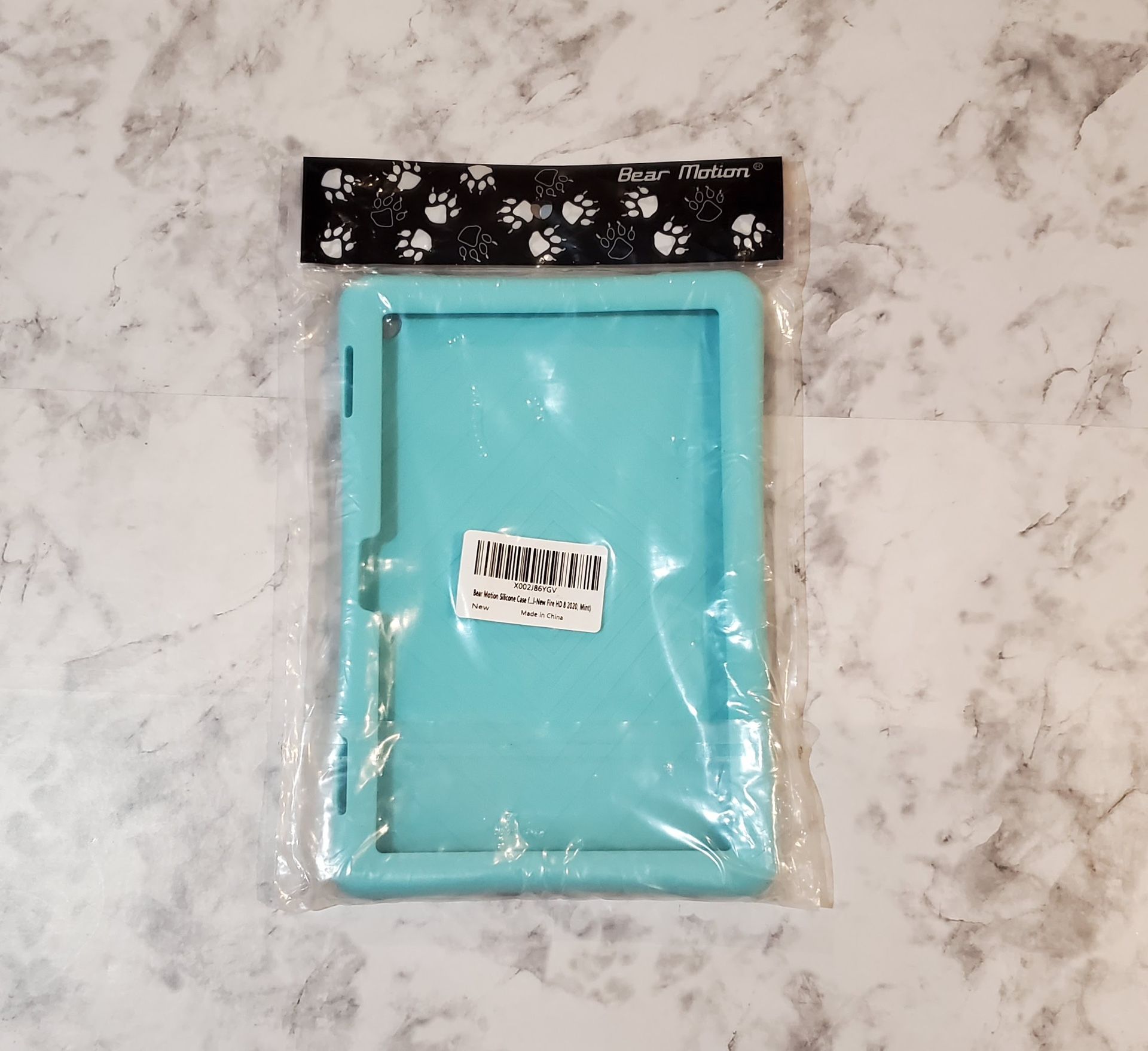 Bear Motion Silicone Case for New Fire HD 8 2020
