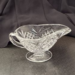 Vintage Glass gravy boat