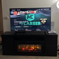 60inch LG Tv / Fireplace Bluetooth TV Stand