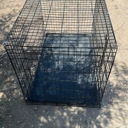 Extra large dog kennel 48 inches long by 28 inches wide and 32 inches high
