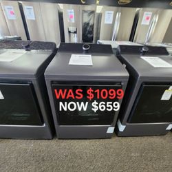 7.3 Cu. Ft. Vwnted Smart Electric Dryer In Matte Blk Eith Easyload Door And Sensor Dry