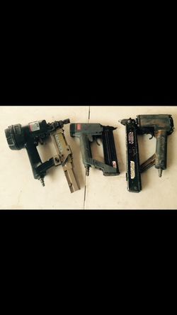 Air guns! Staples and nails