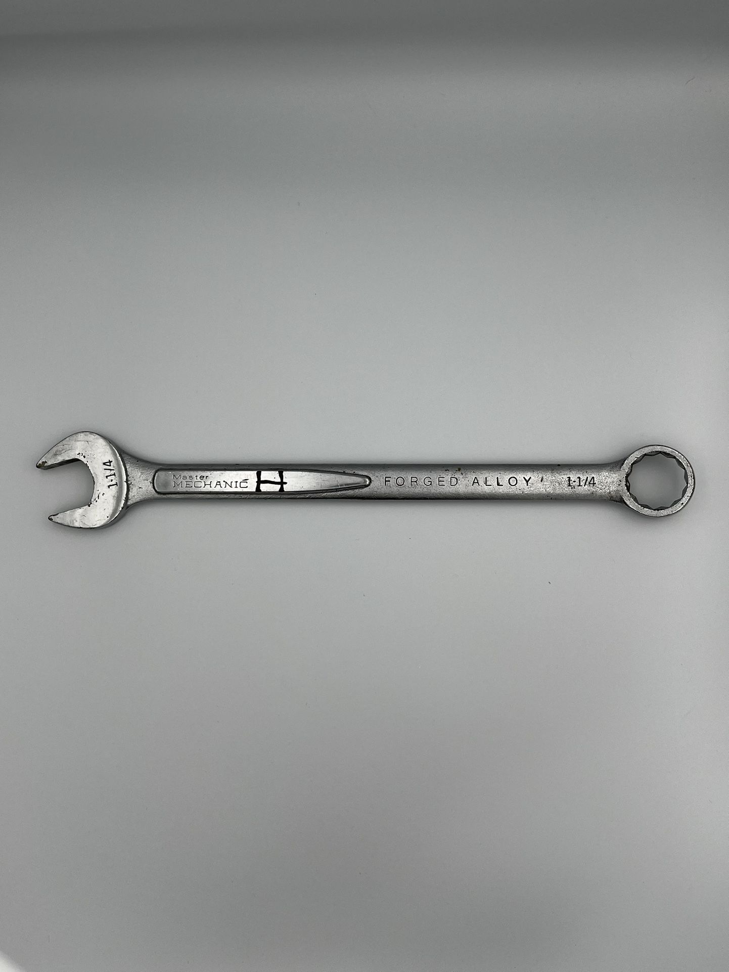 Large Vintage Master Mechanic Combination Wrench 1-1/4”