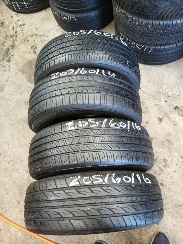 4 Used 205/60/16