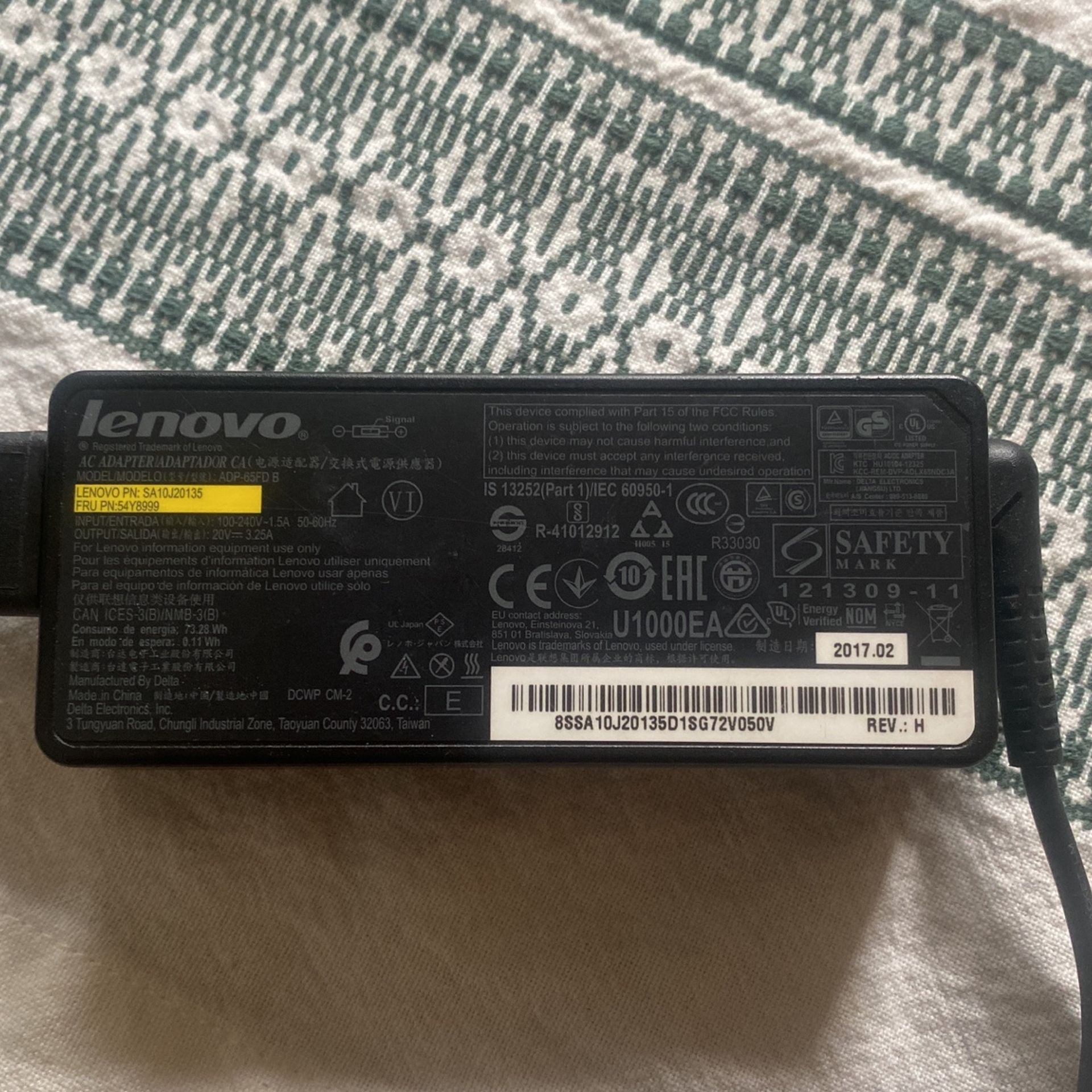 Lenovo charger