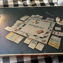 Vintage 1974 Monopoly Game