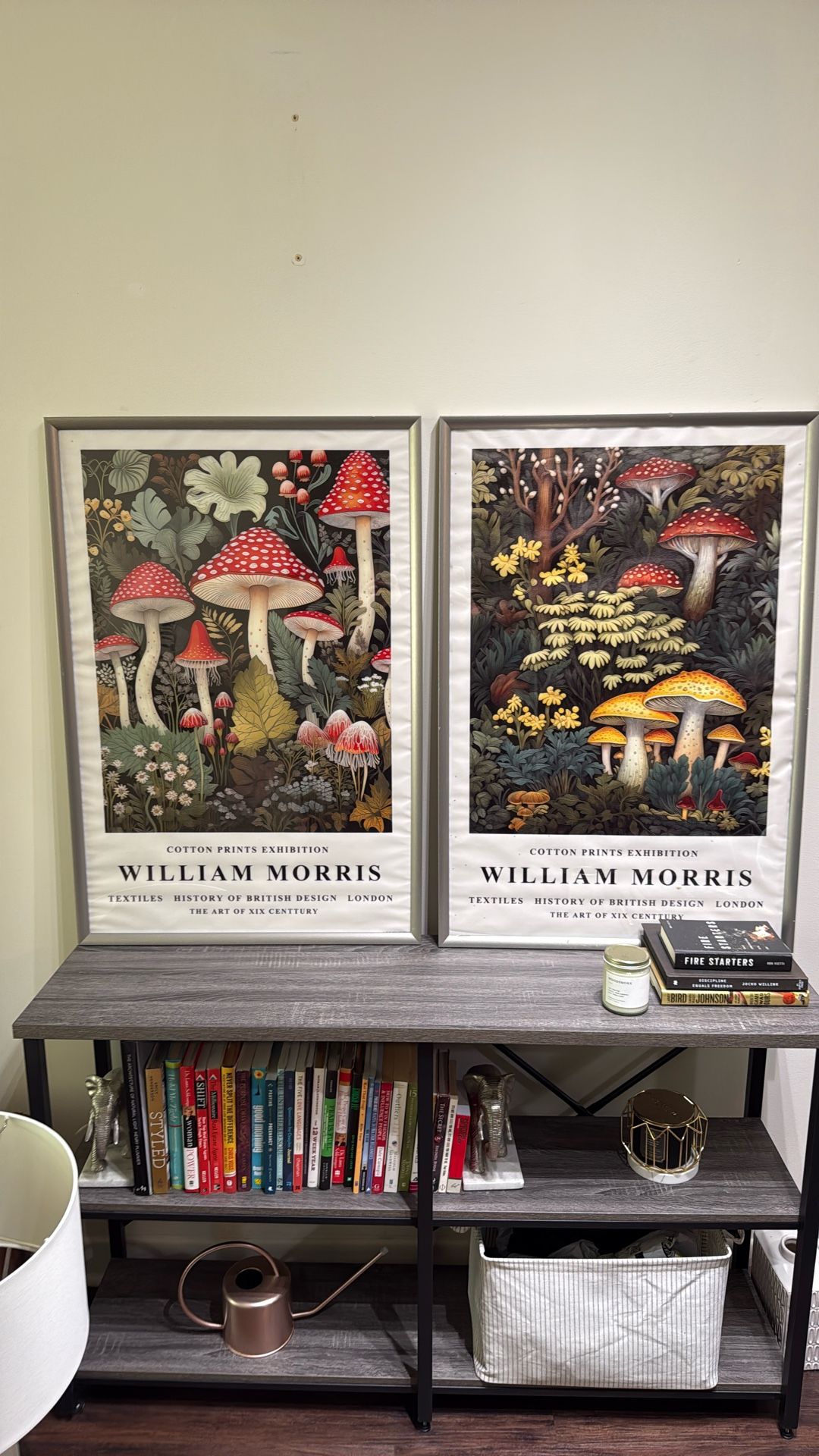 2 Framed William Morris Prints