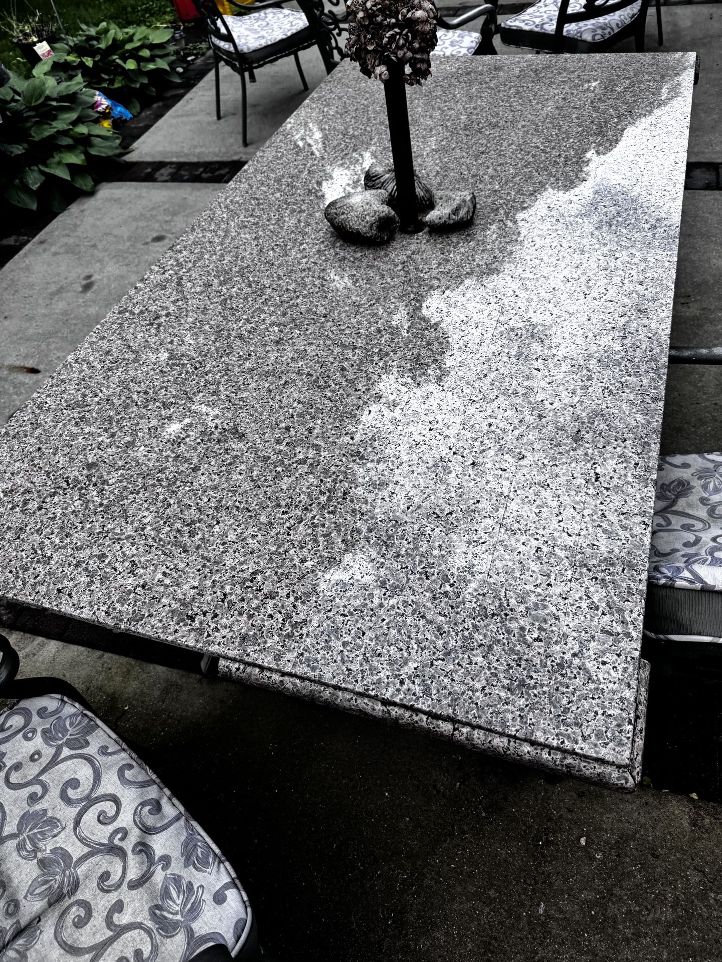 Stone Patio Table