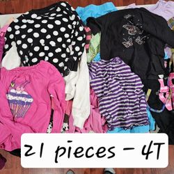 21 Pieces - 4T Clothing 