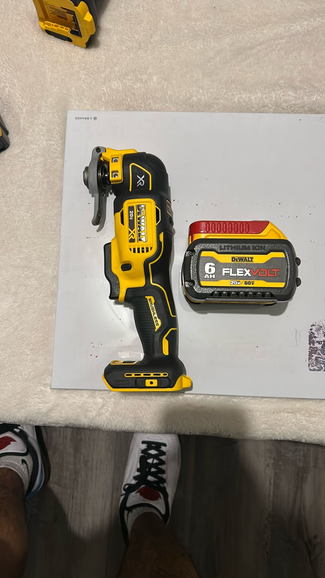 Dewalt Multi Tool Whit 6ah Flex volt Battery