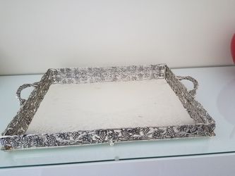 Silver-plated tray