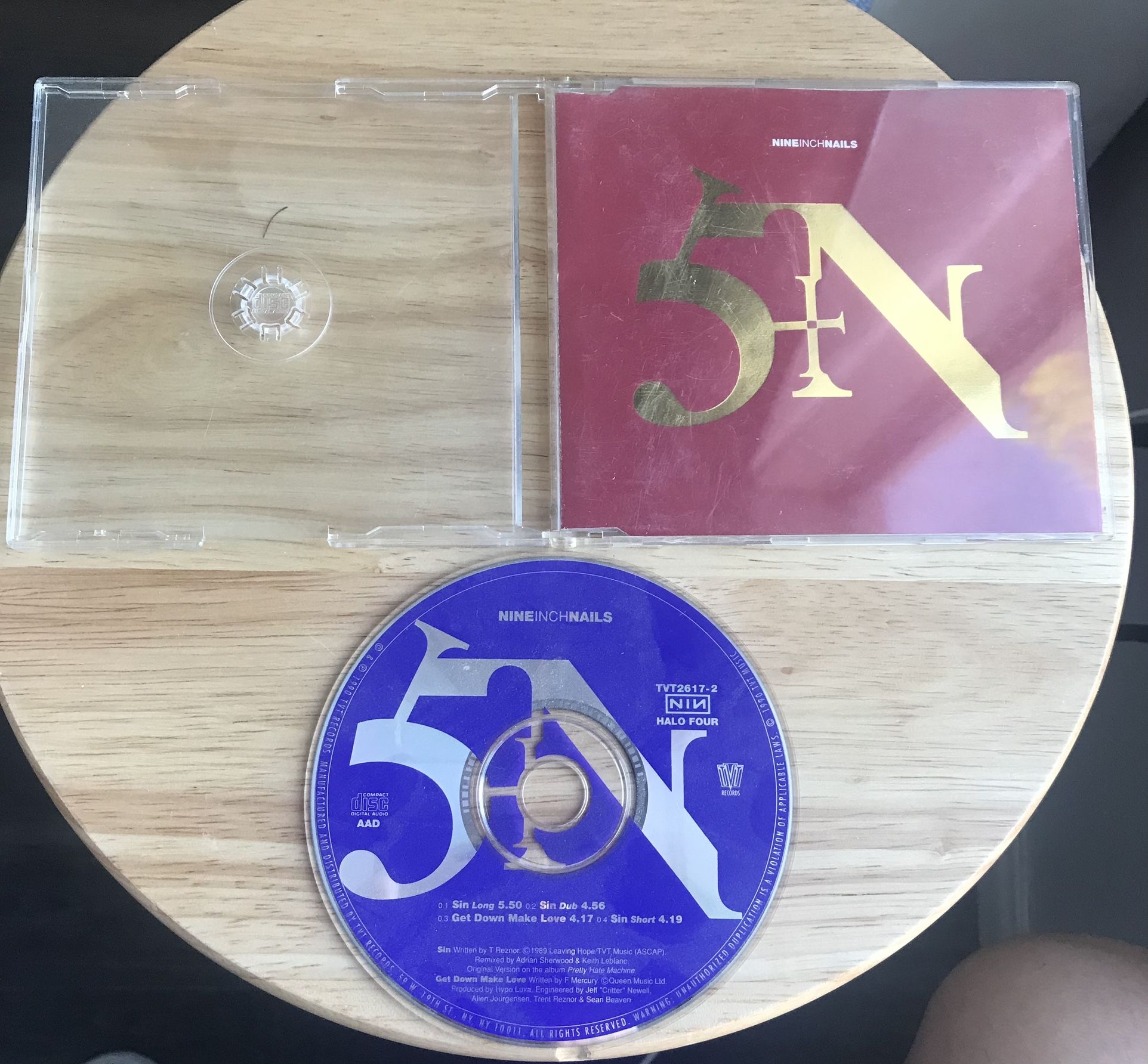 NINE INCH NAILS SIN CD SINGLE