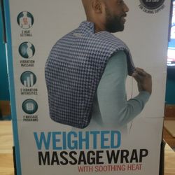 Homedics Weighted Massage Wrap w/ Soothing Heat