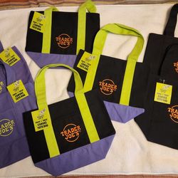 Traders Joe's Halloween Canvas Tote Bags