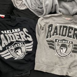 Mitchell and Ness Oakland Raiders sweatshirts