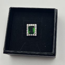 Stunning Emerald Cut 3.50 ct Emerald Pendant.