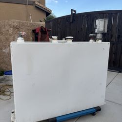 100 Gallon Tank Split into Two 50 Gallon Tanks. Fuel Tank Fuel Storage 