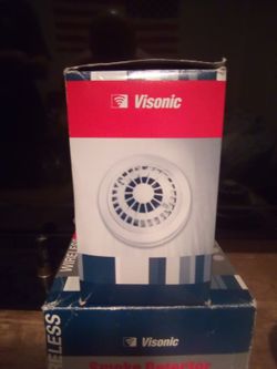 3 Visonic MCT-425 Wireless Smoke Detectors 