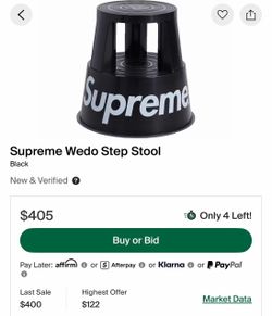 Black supreme stool
