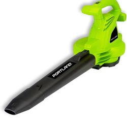 Leaf Blower & Leaf Vacuum/Efficient Mulcher, 3-in-1, 12-Amp, 60Hz/12a