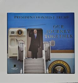 President Donald J Trump Our Journey Together Coffee Table Picture Book
Excellent condition 
A Coffee Table Picture Book, 319 pages, loaded from cover