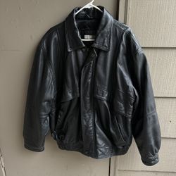 William Berry Leather jacket black
