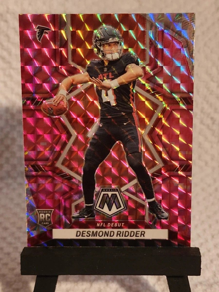 Desmond Ridder Rookie Pink Mosaic Prizm