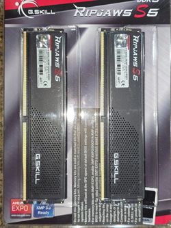 G.SKILL RIPJAWS S5 64GB (2x32GB) 6000 MT/s DDR5 (AMD EXPO + INTEL XMP) *CL36* Desktop RAM Memory