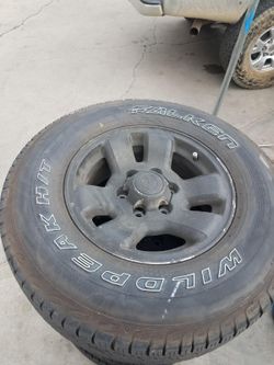 Falken Wildpeak H/T Wheels and tires off a Toyota 4runner