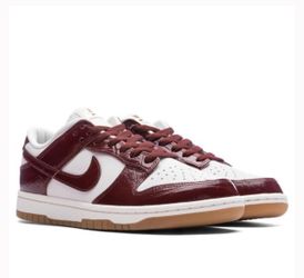 Nike Dunk Low Lx Dark Team Red Croc FJ2260-004 Women 12 Men 10.5