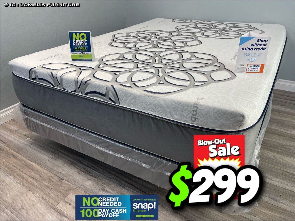 Ck Sky Comfort Bamboo Cool Gel Memory Foam Mattress!