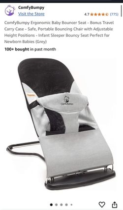 Like New -Comfybumpy Ergonomic Baby Bouncer Seat $60