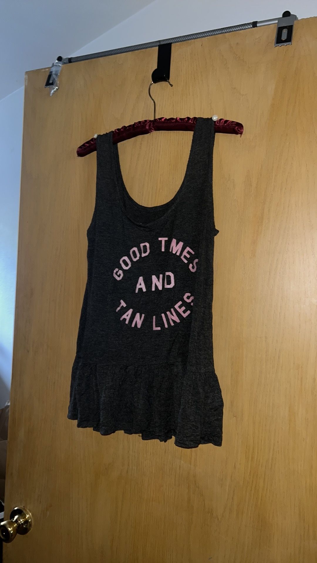 “Good Times And Tan Lines” Tank Top Size S