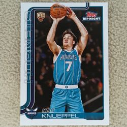 2025-26 Kon Knueppel Topps Flagship Basketball Rookie #BK24 (Topps Rip Night Exclusive)