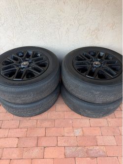 20” Toyota wheels and tires set of 4