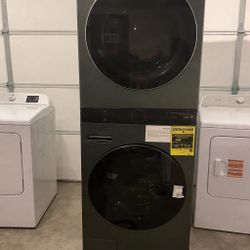 NEW LG WashTower (Nature Green) – Gas Dryer – Never Used