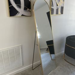 Beautiful golden mirror