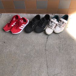 Selling all 3 For 50 Bucks Adidas and timberland. Size 11.5! 