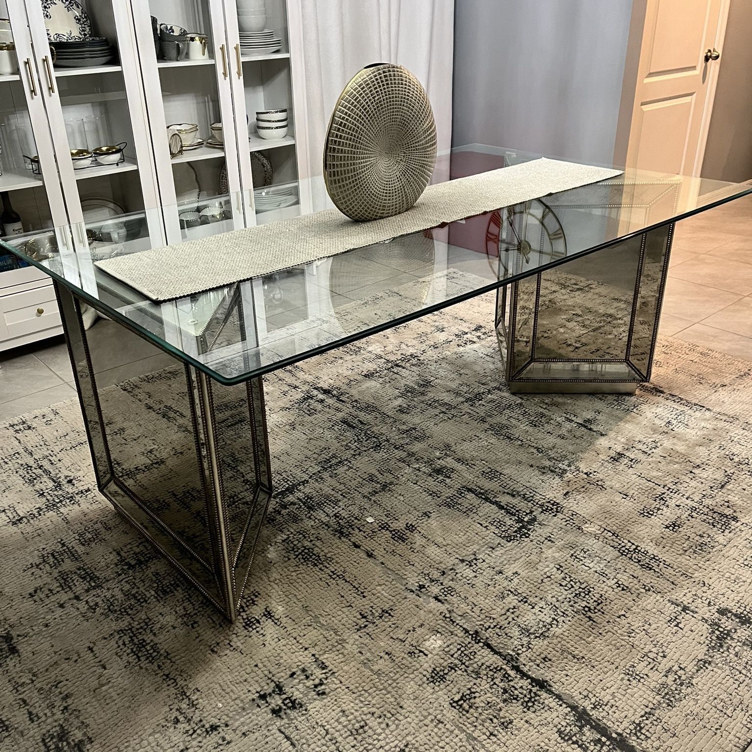 Mirrored Dining Table