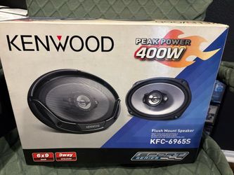 Kenwood Sport Series 6x9 inch 3-way car speakers (Model: KFC-6965S)