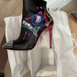 Louboutin LOVE booties LIKE NEW