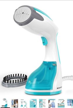 BEAUTURAL Steamer for Clothes, Handheld Garment Fabric Wrinkle Remover