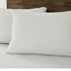 4 set Pillows Standard Size Set of 2, Cotton Cover,Gusseted Hotel Collection Bed Pillow for Back, Stomach or Side Sleepers