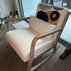 Wood Arm Rocking Chair