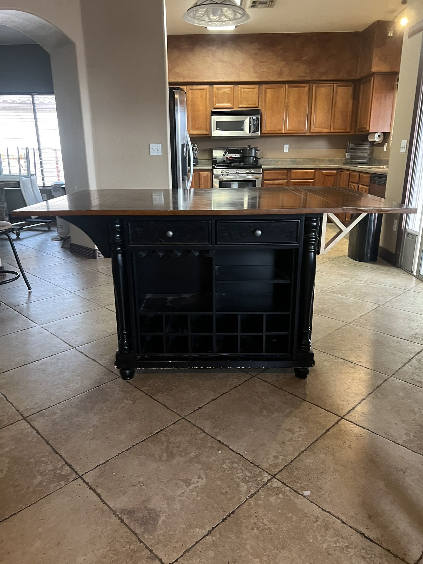 Wood Dining Room/Wine Table